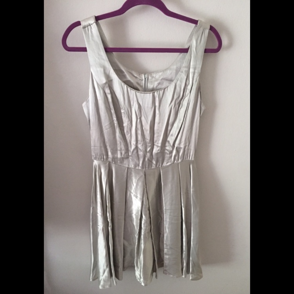Alyn Paige Silver Dress